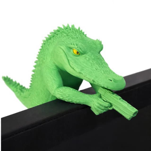 Crocodilo Amigo do Monitor Gamer