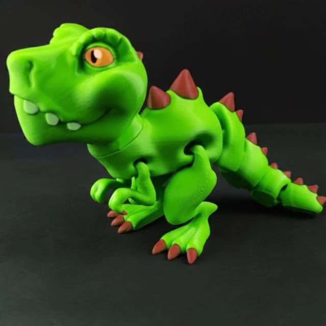 Dinossauro T-Rex Articulado 3D