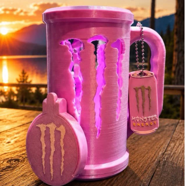 Porta Lata Monster 3 em 1 Personalizado
