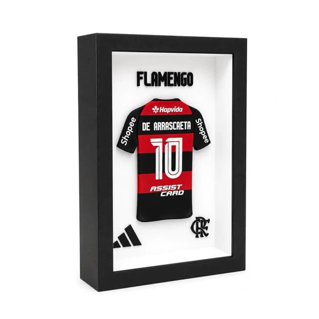 Quadro Camisa de Time Personalizada 3D
