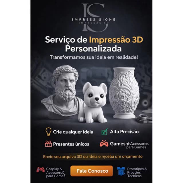 Serviço de Impressão 3D e Prototipagem