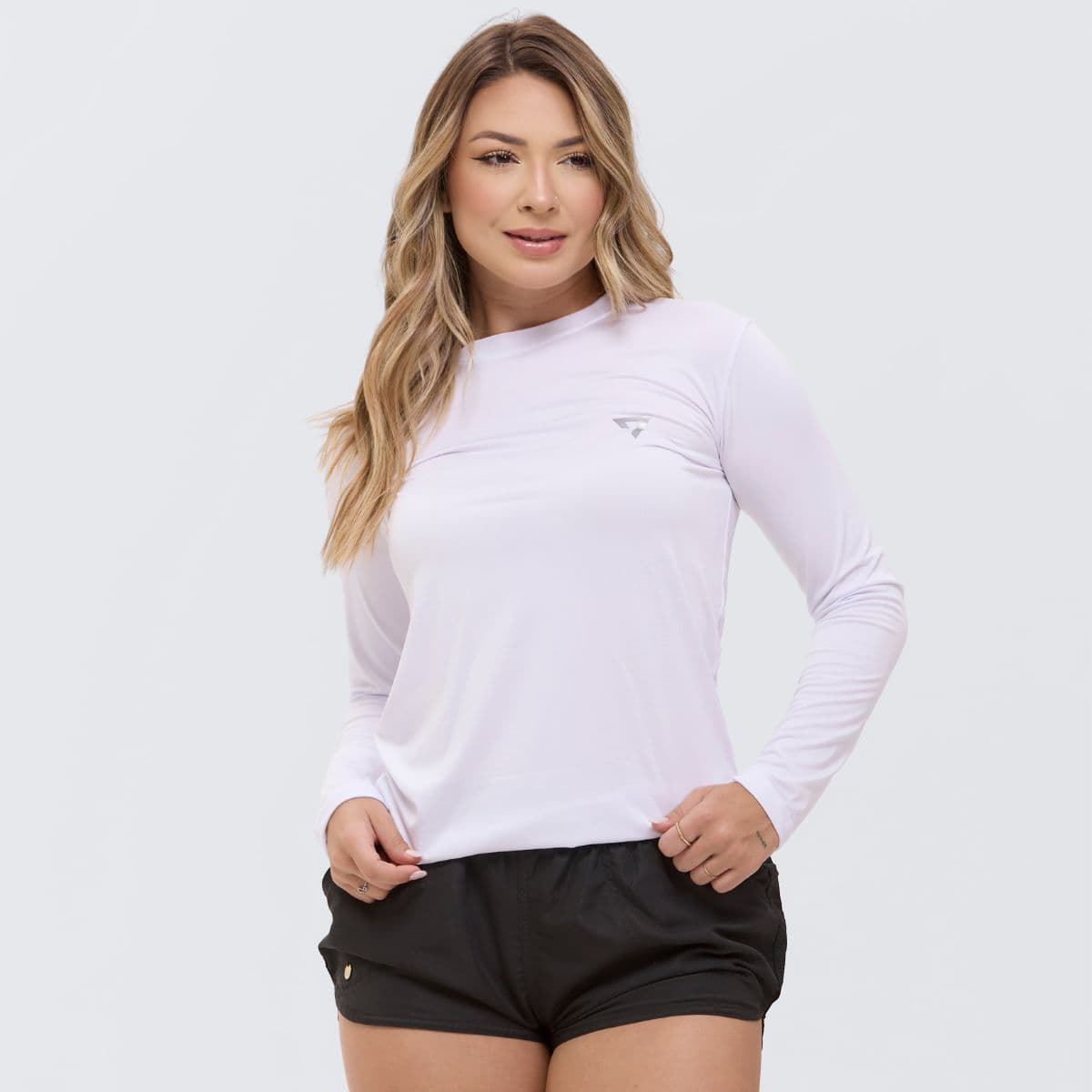 Camisa Proteção Solar UV50 Feminina Branco
