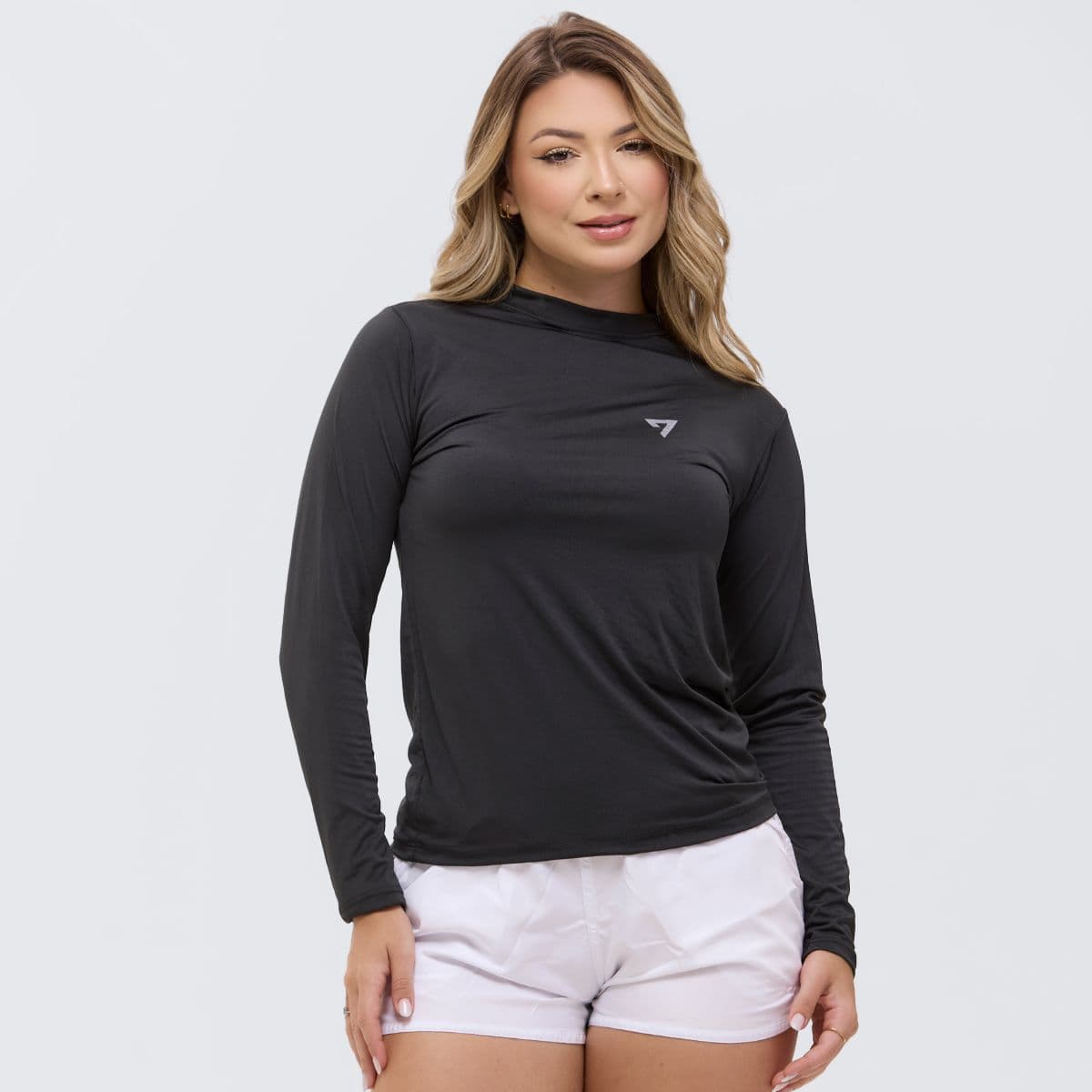 Camisa Proteção Solar UV50 Feminina Preto