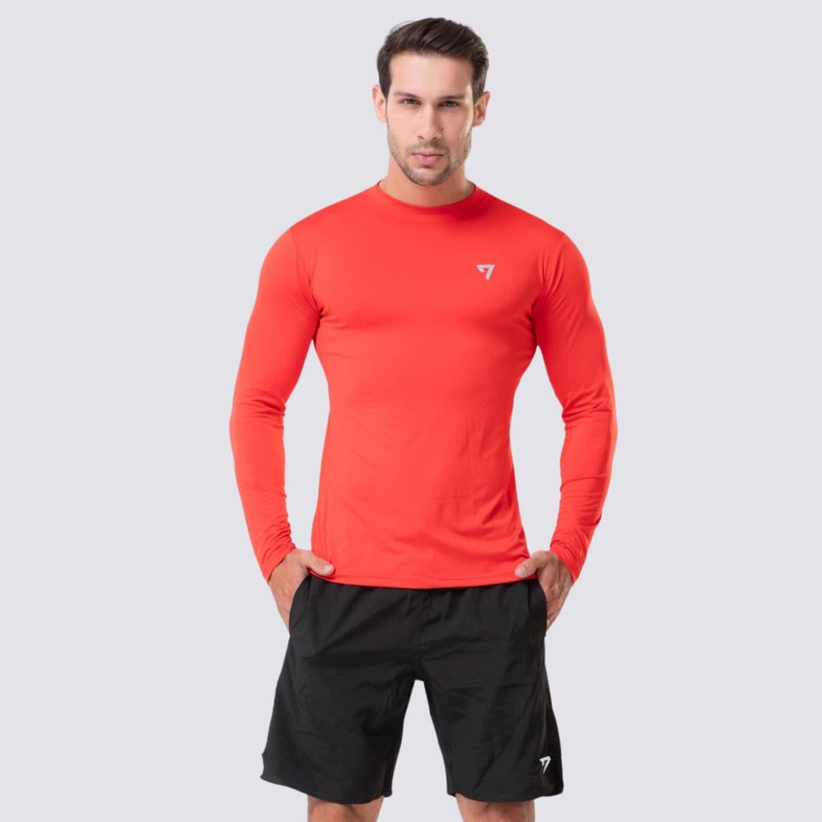 Camisa Proteção Solar UV50 Masculina Vermelho