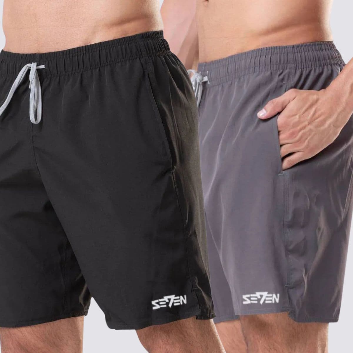 Kit 2 Bermudas Masculina Tactel Seven Line