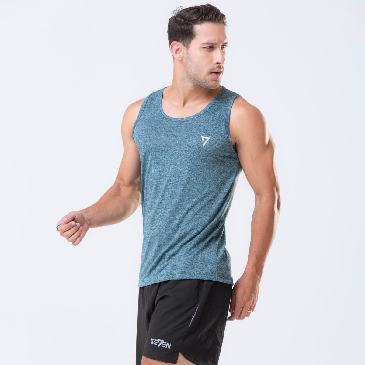 Regata Masculina Dry Fit Azul Cideral