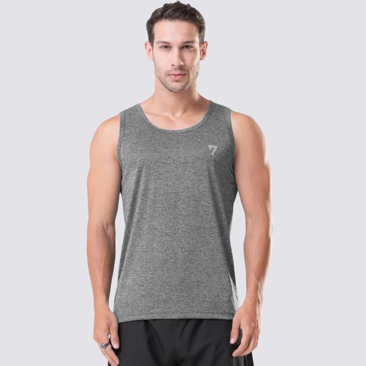 Regata Masculina Dry Fit Cinza